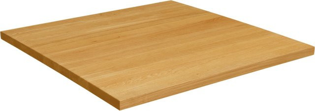 VEGA Indoor-Tischplatte Kentucky quadratisch in Eiche Natur, B/T/H: 90 x 90 x 3 cm - Bild 1