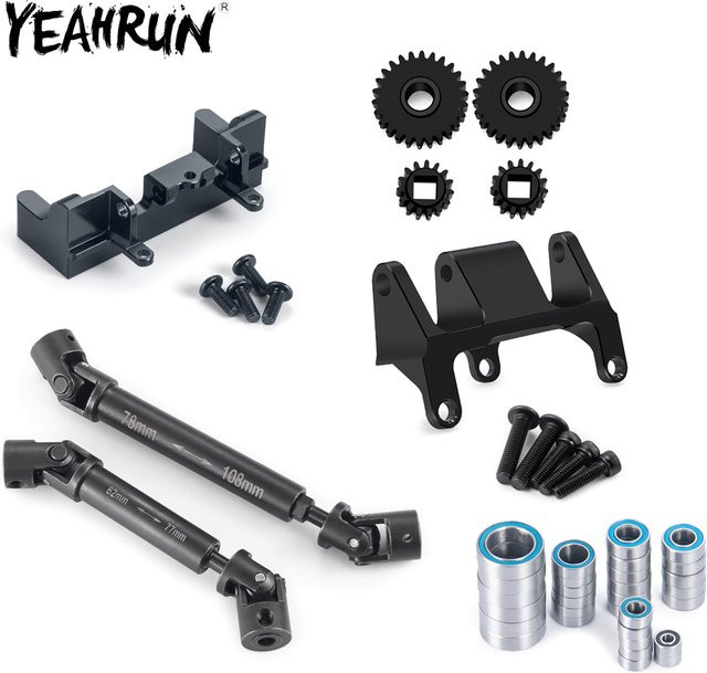 YEAHRUN Metall Achse Getriebe Antriebswelle, Zubehör, 1:18 - Bild 1