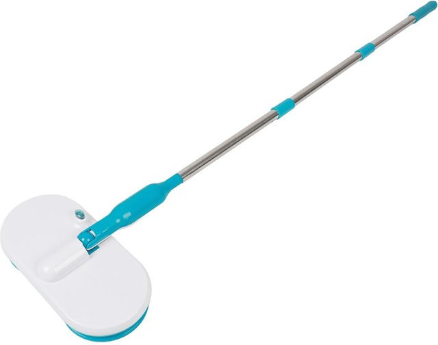 Fishine Elektrischer Akku Mopp in Weiß, Selbstfahrender Bodenreiniger mit 6 Ersatzpads und Funktion gegen Tierhaare - Bild 1