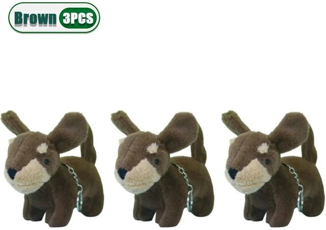 Linyi toy Hund Anhänger, Plüschtier, 1-20 Stück, Bunt / Mehrfarbig, Braun - Bild 1