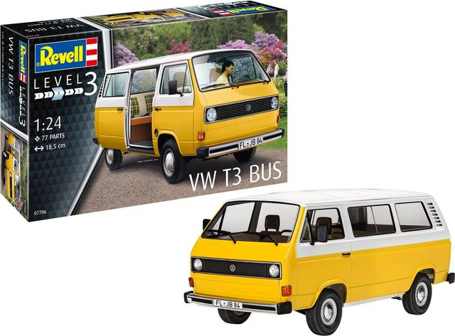 Revell VW T3 Bus Automodell Bausatz, 1:25 - Bild 2