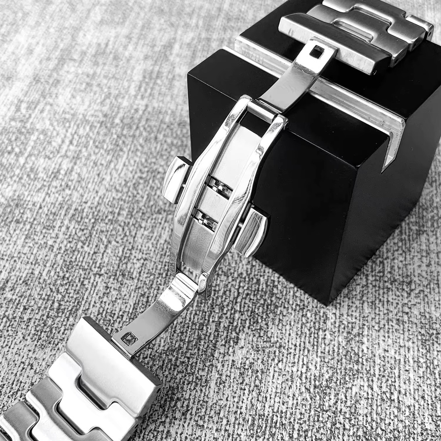Uhrenarmband Edelstahl, Silber, Unisex - Bild 5