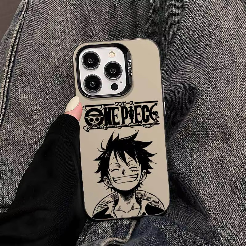 Bunte Silikon Handyhülle One Piece Strohhut-Gang für Apple iPhone 17 16 15 14 13 12 Pro Max Plus mini - Bild 3
