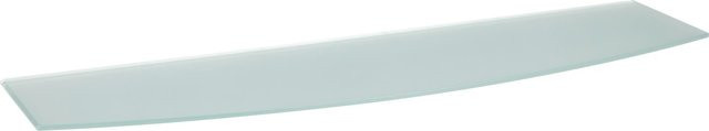 Glasregal Bransley matt satiniert transparent B: 80 cm, T: 20 cm, H: 0,6 cm - Bild 1