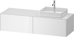 Duravit Waschtischunterschrank White Tulip in White Glossy, B/T: 160 x 55 cm - Bild 1