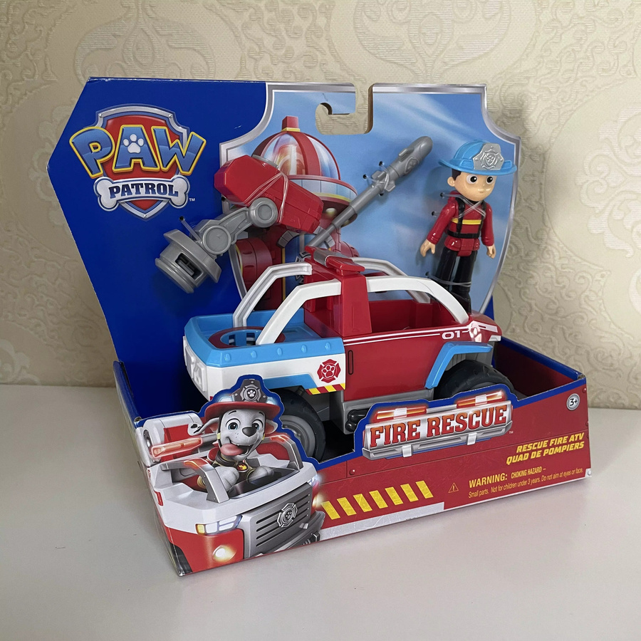 Paw Patrol Fire Rescue Ryder Chase Marshall Rocky Zuma Rubble Skye, Actionfigur, ab 3 Jahren - Bild 2