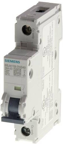 Siemens Leitungsschutzschalter 5SJ4102-8HG40, 2A, 230 V / 400 V, Weiß - Bild 1