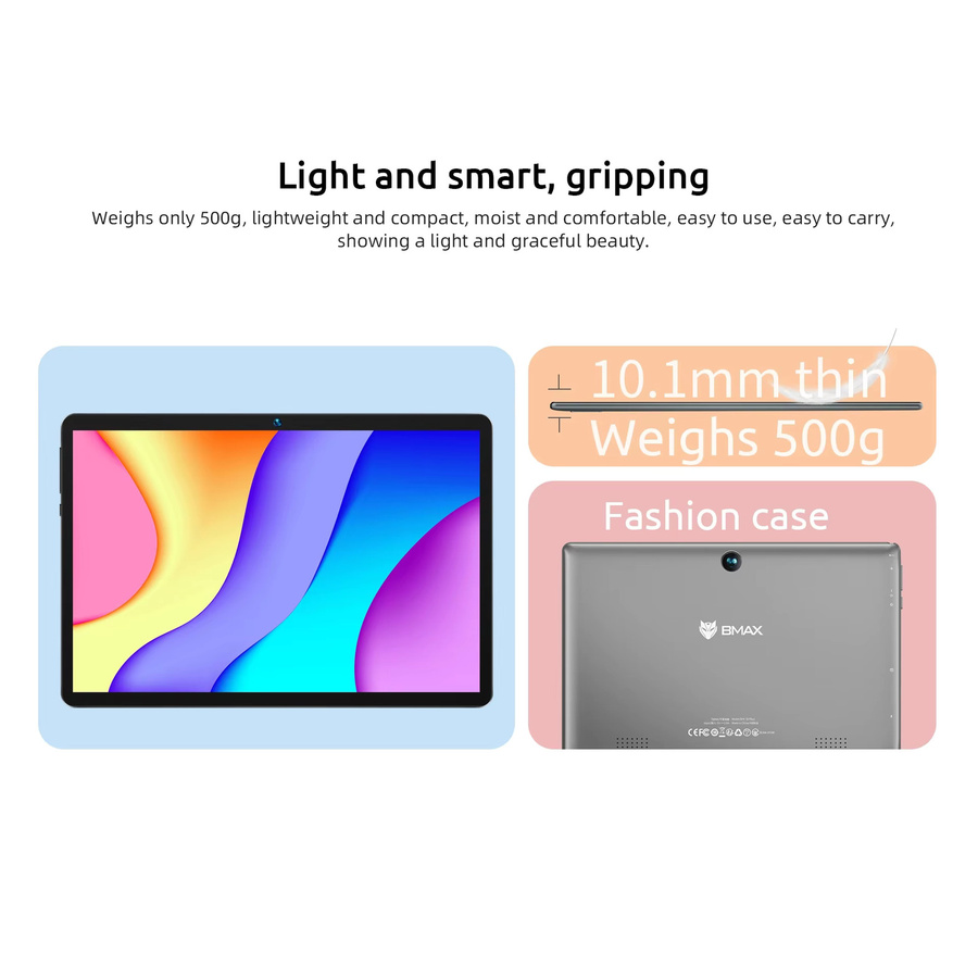 BMAX I9 Plus Tablet mit 10,1 Zoll IPS Display, Android 15, 4 GB RAM, 20 GB ROM, Rockchip RK3562, WIFI 6 und Bluetooth 5.4 - Bild 5
