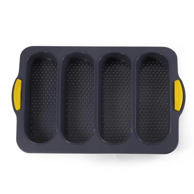 Yiran Furniture Silikon 4-Gitter-Brotform Backwerkzeug mit Antihaftbeschichtung - Bild 2