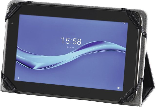 Hama Tablet-Case Strap Folio für 9,5 bis 11 Zoll, Schwarz - Bild 1
