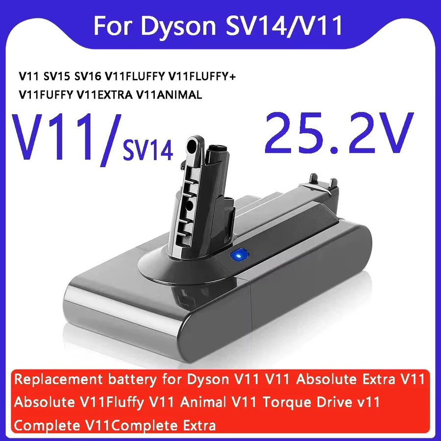Ersatzakku für Dyson SV14 und V11 Staubsauger, Li-Ion Pack mit 4800 mAh - Bild 2