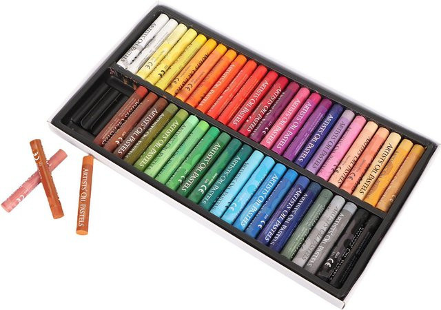 GoolRC Ölpastell-Set mit 48 Farben in Schwarz und Multicolour für Profis - Bild 1