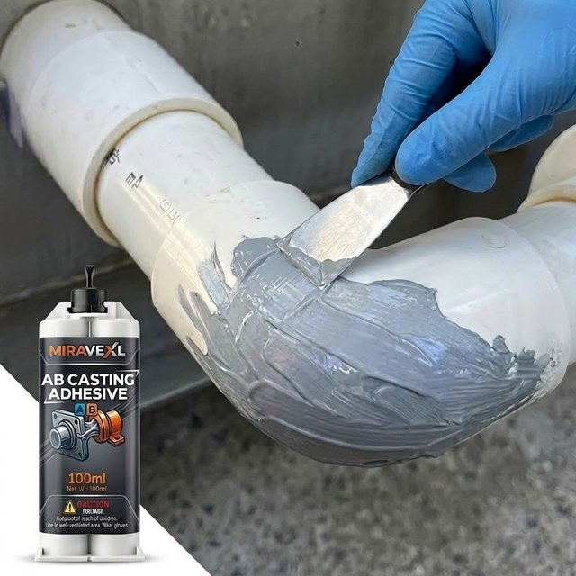 Wasserdichter Epoxidharz AB-Kleber als schnellhärtender Flüssigkleber für Metall, Holz und Kunststoff - Bild 1