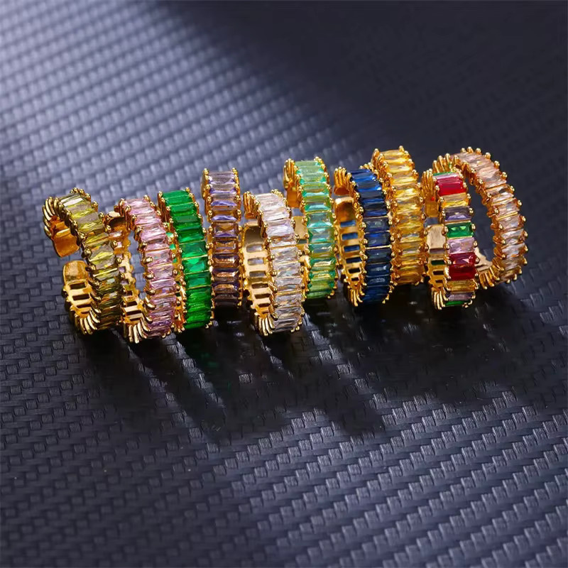 EILIECK Ring, Edelstahl, Zirkonia, Damen - Bild 2