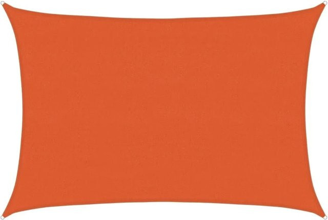 vidaXL Sonnensegel aus HDPE in Orange, rechteckig, B x T: 5 x 4 m - Bild 1