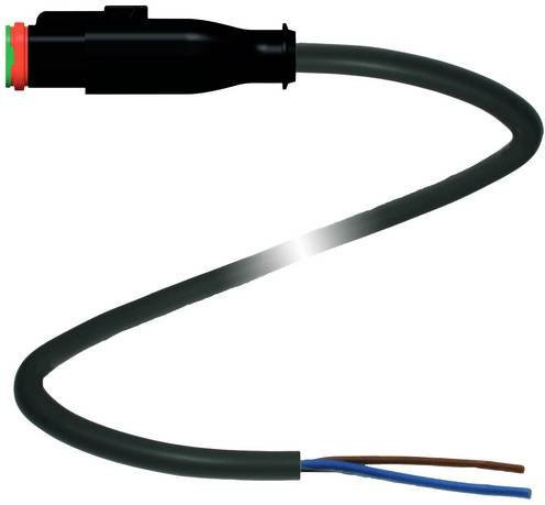 Pepperl+Fuchs 70116631 Sensor-Aktor-Steckverbinder konfektioniert, Farbe: Schwarz, Länge: 3 m, Polzahl: 2 - Bild 1