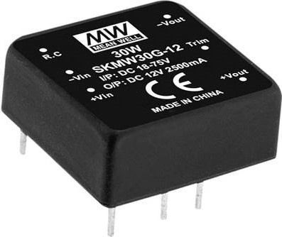 MEAN WELL SKMW30G-03 Netzteil und Spannungsumwandler in Schwarz - Bild 1