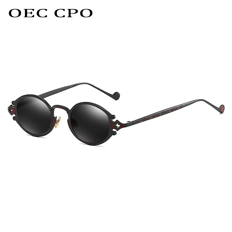 OEC CPO Sonnenbrille Cat-Eye, Metall, Vollrand, Unisex - Bild 2