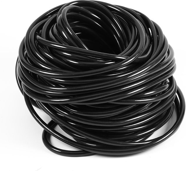 VGEBY Flexibler Garten-Tropfbewässerungsschlauch mit Inline-Dripper, 20 m Länge, Schwarz, 3/5 mm - Bild 1