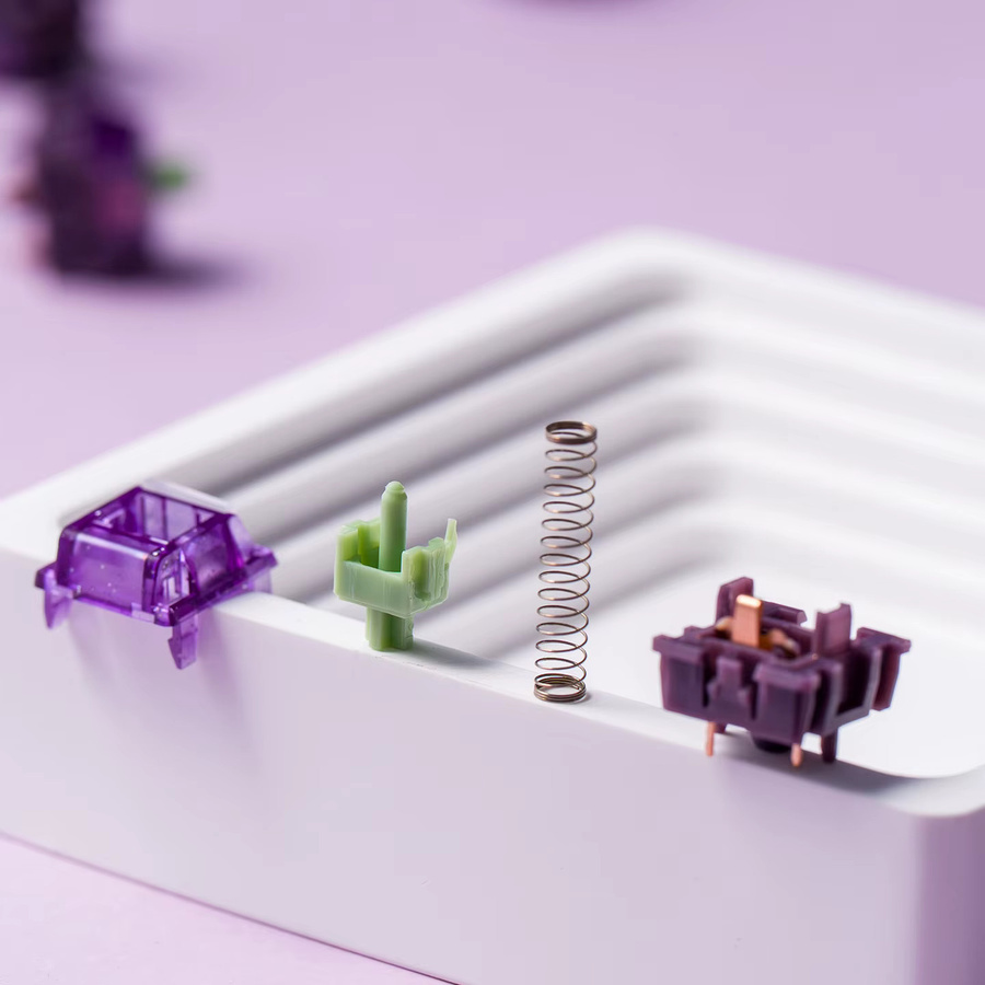 HMX Reze Switches Mechanische Tastatur Schalter Purple Tactile Thocky DIY - Bild 3