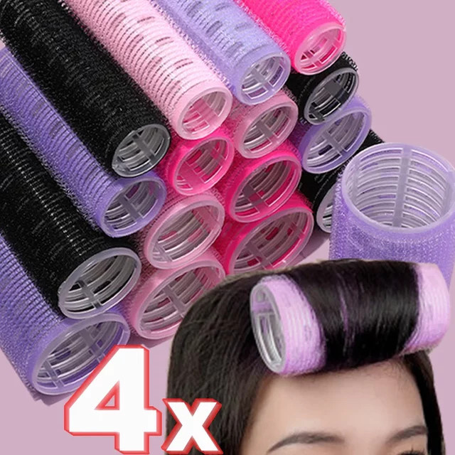 Selbstklebendes Curling-Röhrchen, Rosa, Kinder, Haarroller - Bild 1