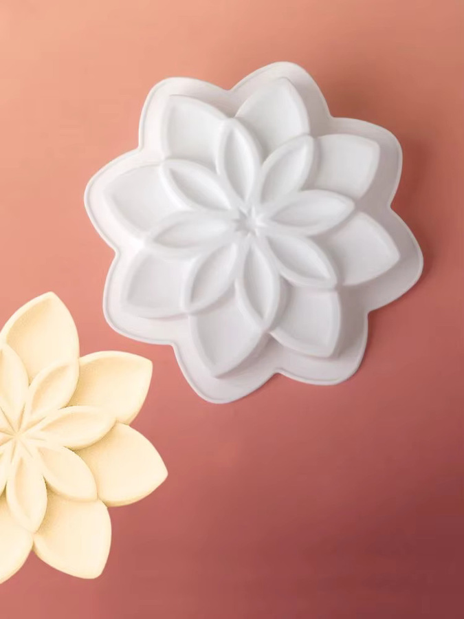 Meibum Silikonform Jasmin Mousse Kuchen Blumenförmige Backform für Schokolade und französisches Gebäck - Bild 2