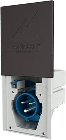 Mennekes CEE Unterputzsteckdose 16A 230 V/AC in Anthrazit IP44 - Bild 1