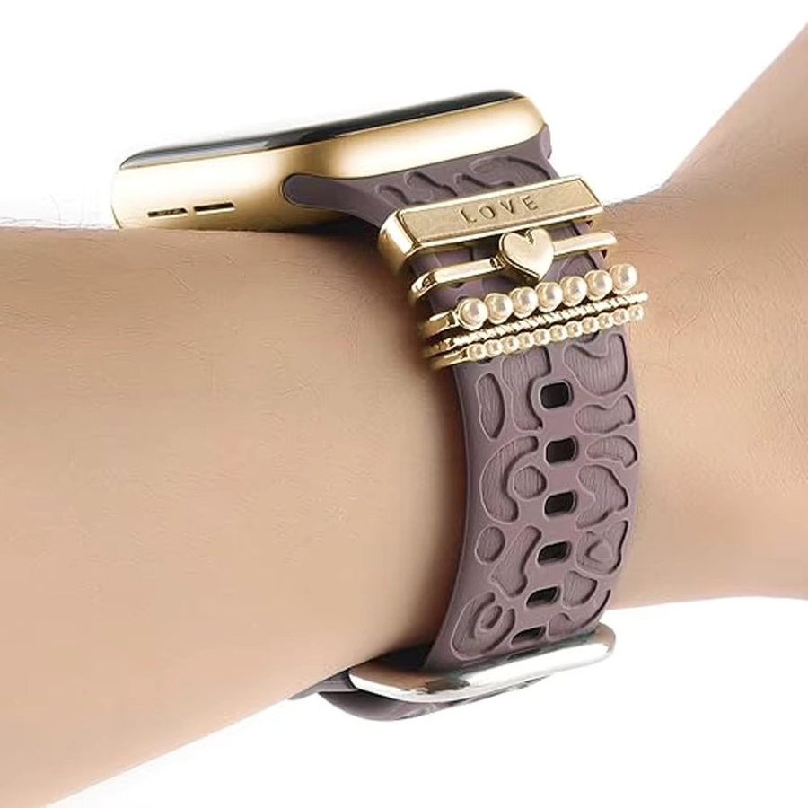 LCAPLE Charms für Armband, Silikon, Diamant, Gold, Unisex - Bild 3
