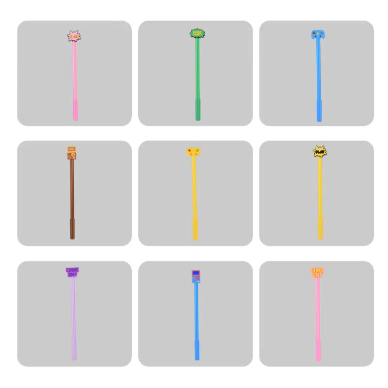 Retro-Gamepad Gelstift mit schwarzer Tinte in Multicolour für Journaling und Schule - Bild 2