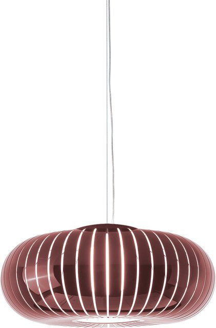 Kartell Teresa Hängeleuchte in Rot und Transparent mit dimmbarer LED und E27-Fassung - Bild 1