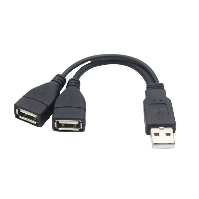REAZOBI USB 3.0 Doppel-Adapter Kabel von einem auf zwei USB-A Buchsen, Lade- und Datenkabel in Schwarz - Bild 2