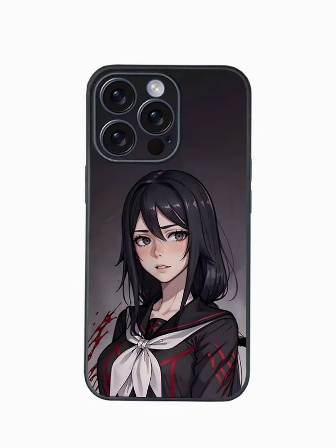 Yandere Simulator Handyhülle mit starker magnetischer Anziehung für iPhone 12 13 14 15 16 Pro Max mini Plus - Bild 5