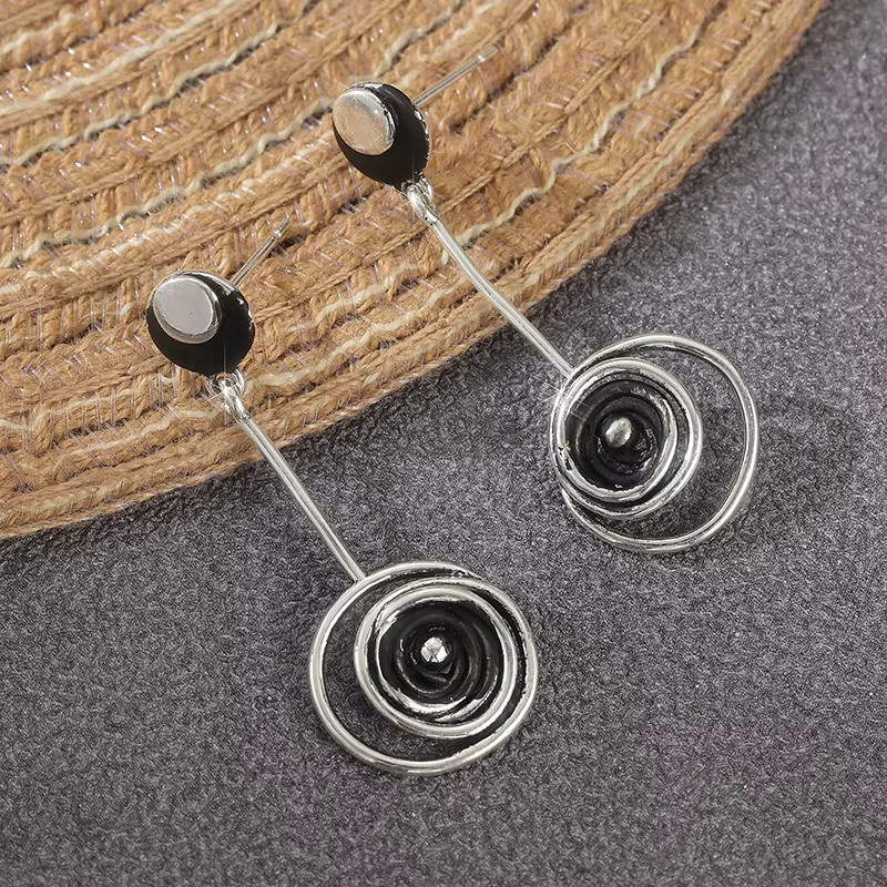 Futz Ohrringe, Vintage, Silber, Damen - Bild 2