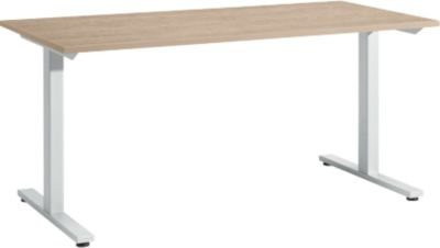 Schäfer Shop Select Schreibtisch Start Off mit T-Fuß in Eiche-Dekor, B/T/H: 160 x 80 x 73,5 cm - Bild 1