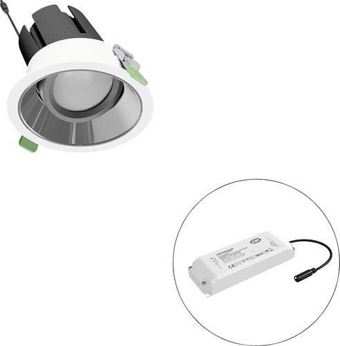 EVN LED-Deckenstrahler F04R11SM2540L24P in Weiß, rund und verstellbar - Bild 1