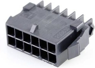 Molex Stiftgehäuse-Kabel 2036321200 in Schwarz aus Kunststoff - Bild 1