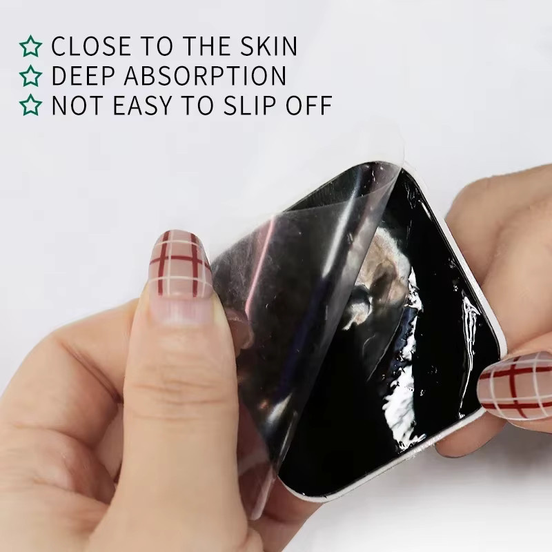 SANPKON TENS Elektrodenpads Gel-Pflaster in Weiß für Puls-Akupunktur-Massagegeräte und EMS-Muskelstimulatoren - Bild 2