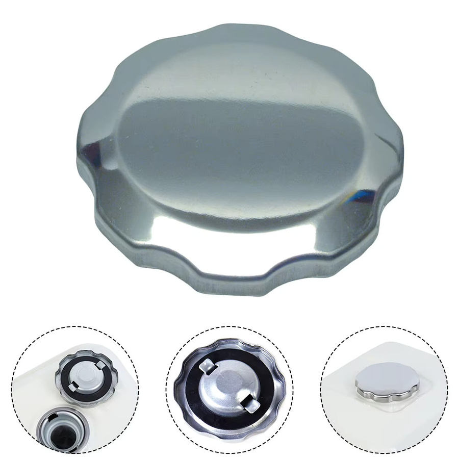 Metall-Tankdeckel in Silber für Honda Engine GX120 GX140 GX160 GX200 sowie Loncin und Lifan - Bild 2