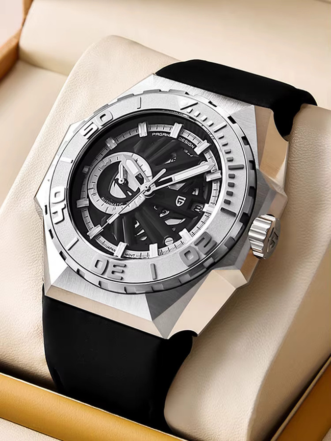 PAGANI DESIGN Armbanduhr, Automatik, Edelstahl, Saphirglas, Herren - Bild 7