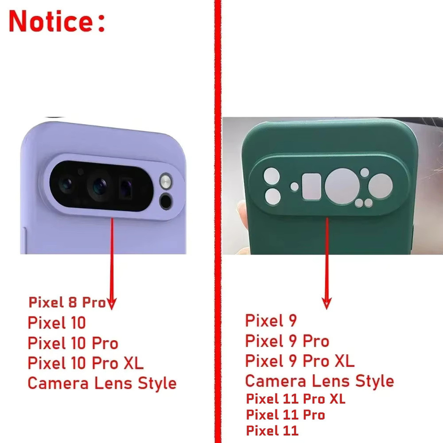 Stoßfeste Flüssigsilikonhülle mit Fleece-Innenseite und G-LOGO-Abdeckung für Google Pixel 11 10 9 Pro XL 8 7 Pro in Grau und Lila - Bild 3