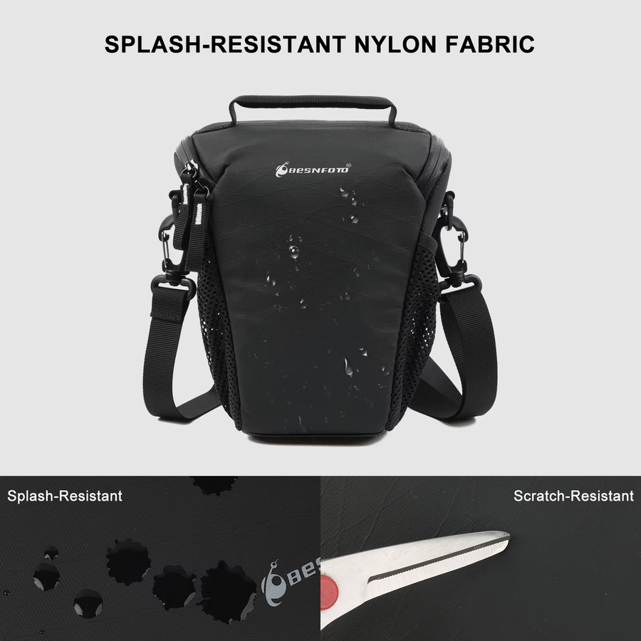 Besnfoto Wasserdichter Sling-Fotografie-Rucksack als leichte Kameratasche für Spiegellose und DSLR-Kameras - Bild 4