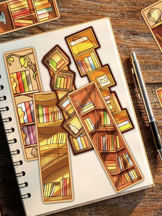 30 Stück Cartoon Lesezeichen aus Papier in Multicolour für deine Bücher - Bild 5