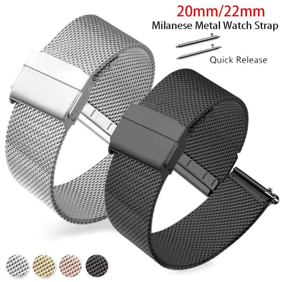 Amazfit Uhrenarmband Edelstahl, Silber, Unisex - Bild 2
