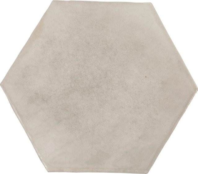 Wandfliese United Tile und Mosaic Antik Hexagon aus Steingut in Weiß, glasiert und glänzend, Breite: 15 cm, Höhe: 17,5 cm - Bild 1