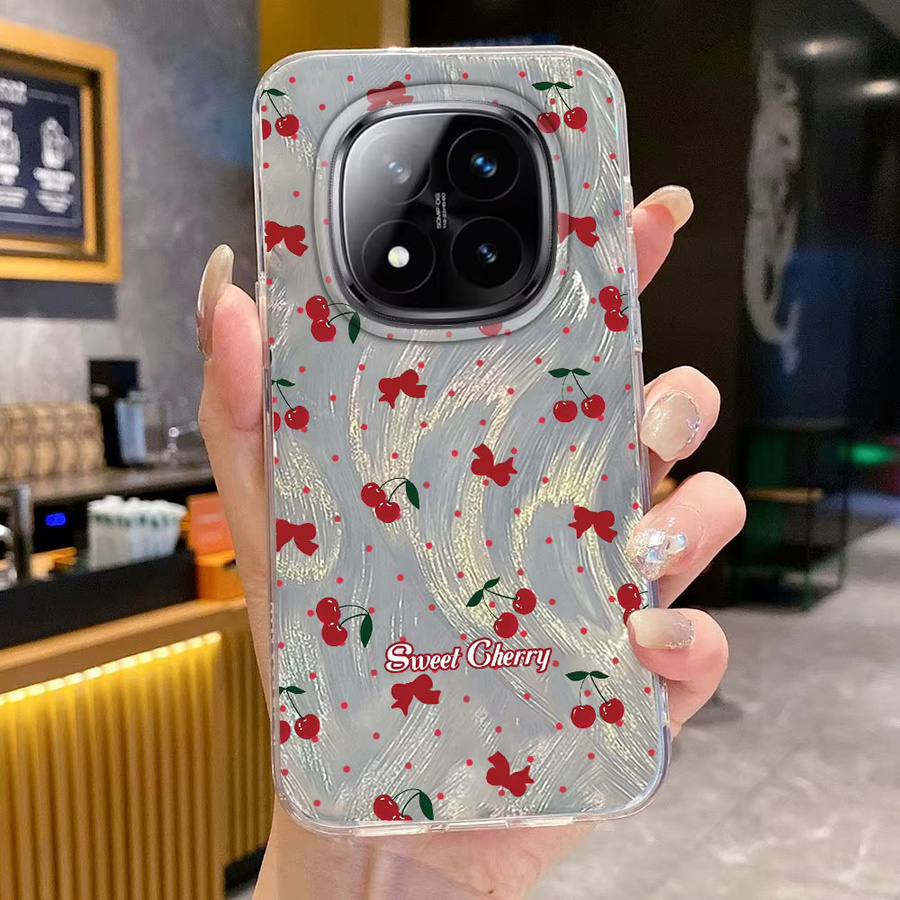 Handyhülle mit Kirschmuster für Xiaomi Redmi Note und diverse Modelle in Multicolour - Bild 2