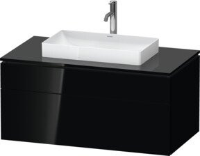 Duravit L-Cube Waschtischunterschrank wandhängend, Grau, B: 102 cm, T: 55 cm, H: 48,2 cm - Bild 1