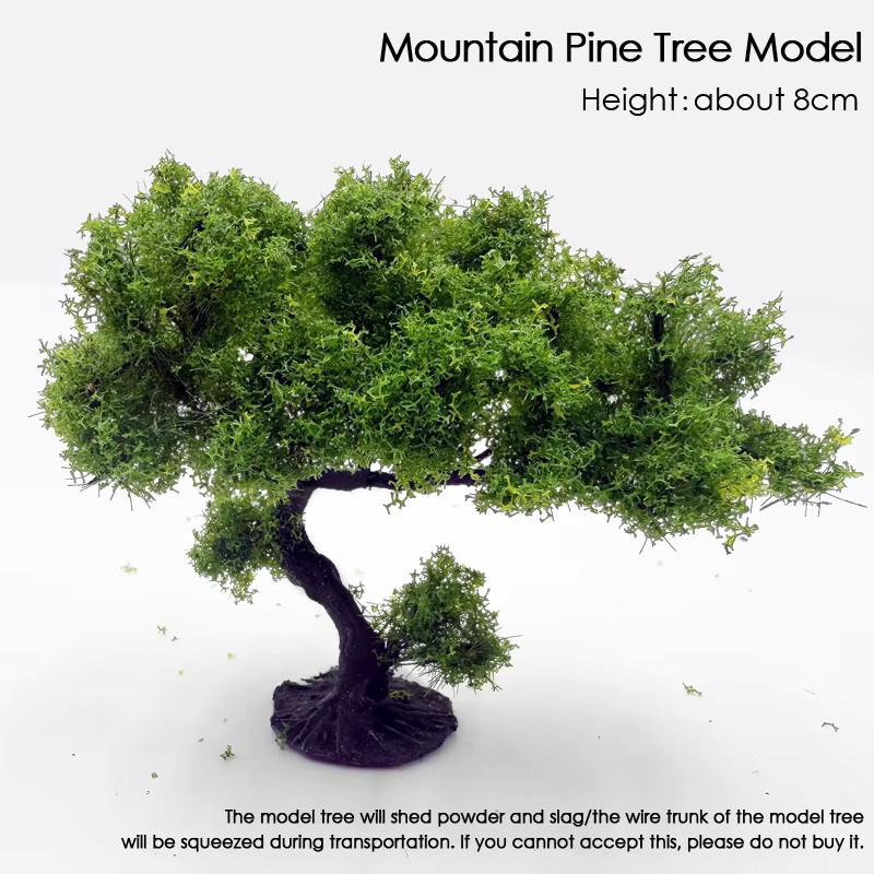 FunTrying Simulation Strauch Draht Baum, 1/3/5/10-teiliges Set, 8 cm, Spur N - Bild 4