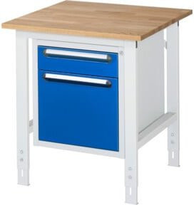 Rau Arbeitstisch Tom KM05 höhenverstellbar, B/T/H: 75 x 80 x 76-108 cm - Bild 1