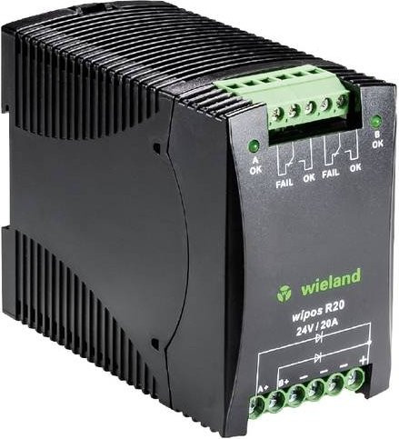 Wieland Electric Redundanzmodul 81.000.6200.0 24V 20A Schwarz - Bild 1