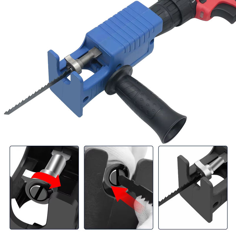 FNICEL Säbelsäge Adapter für elektrische Bohrmaschinen zum Schneiden von Holz, PVC und Stahl - Bild 4